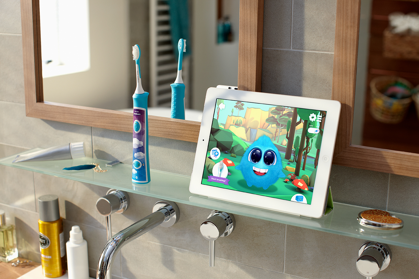 Philips Sonicare for kids ré-invente la brosse à dents connectée