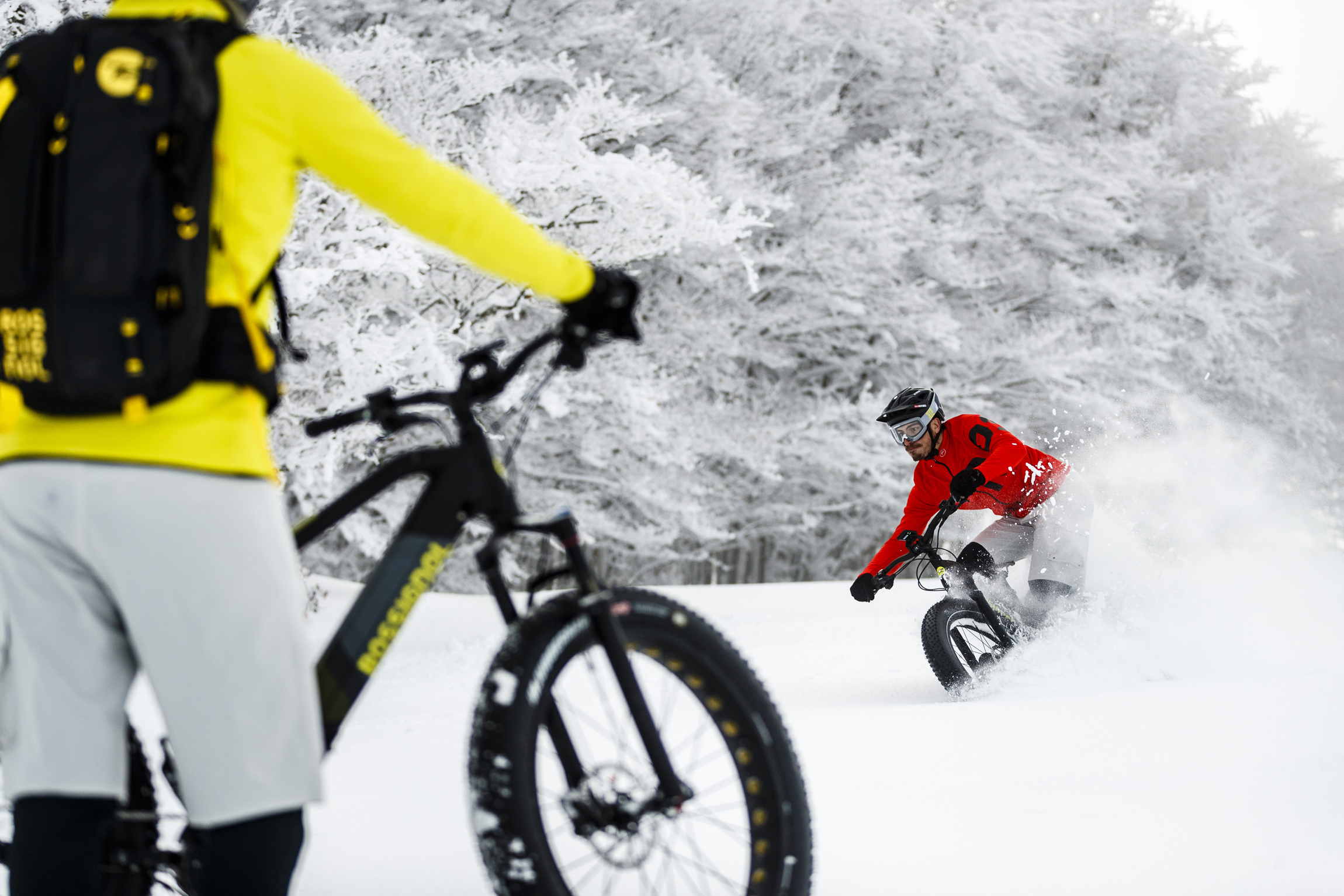 l’E-Track Fat, le vélo spécial neige !