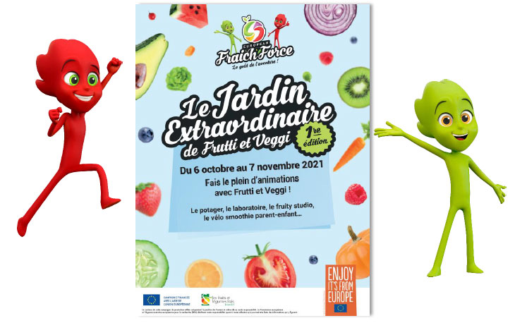 Du 4 au 7 novembre / Le Jardin Extraordinaire de Frutti et Veggi fait escale à Paris (75)
