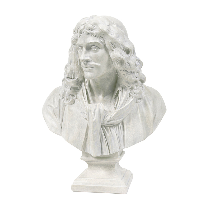 Moulage anniversaire du buste de Molière dans les boutiques de Musées (75)