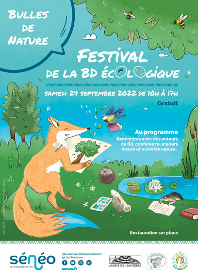 Samedi 24 septembre / Bulles de nature, Festival de la BD écologique au Jardin Valérien (92)
