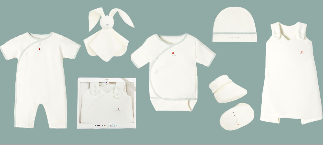 Absorba lance une gamme de vêtements aux besoins spécifiques des bébés prématurés