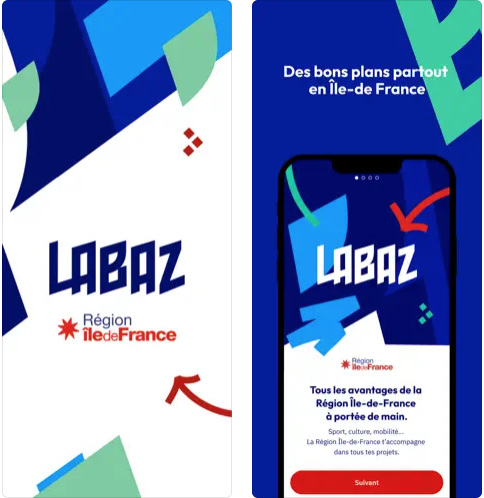 LABAZ, l’appli gratuite de la Région Île-de-France pour les 15-25 ans