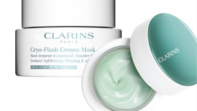 Le TOP des Soins de la rentrée Le Cryo-Flash Cream-Mask de Clarins