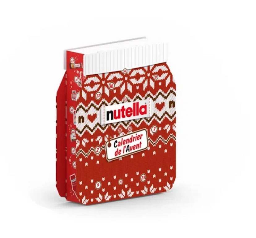 Nutella innove avec son tout premier calendrier de l'Avent